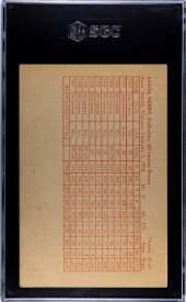 1962 Exhibits Hank Aaron Red Back SGC 1.5