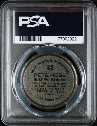 1964 TOPPS COINS #82 PETE ROSE PSA 4 SC4