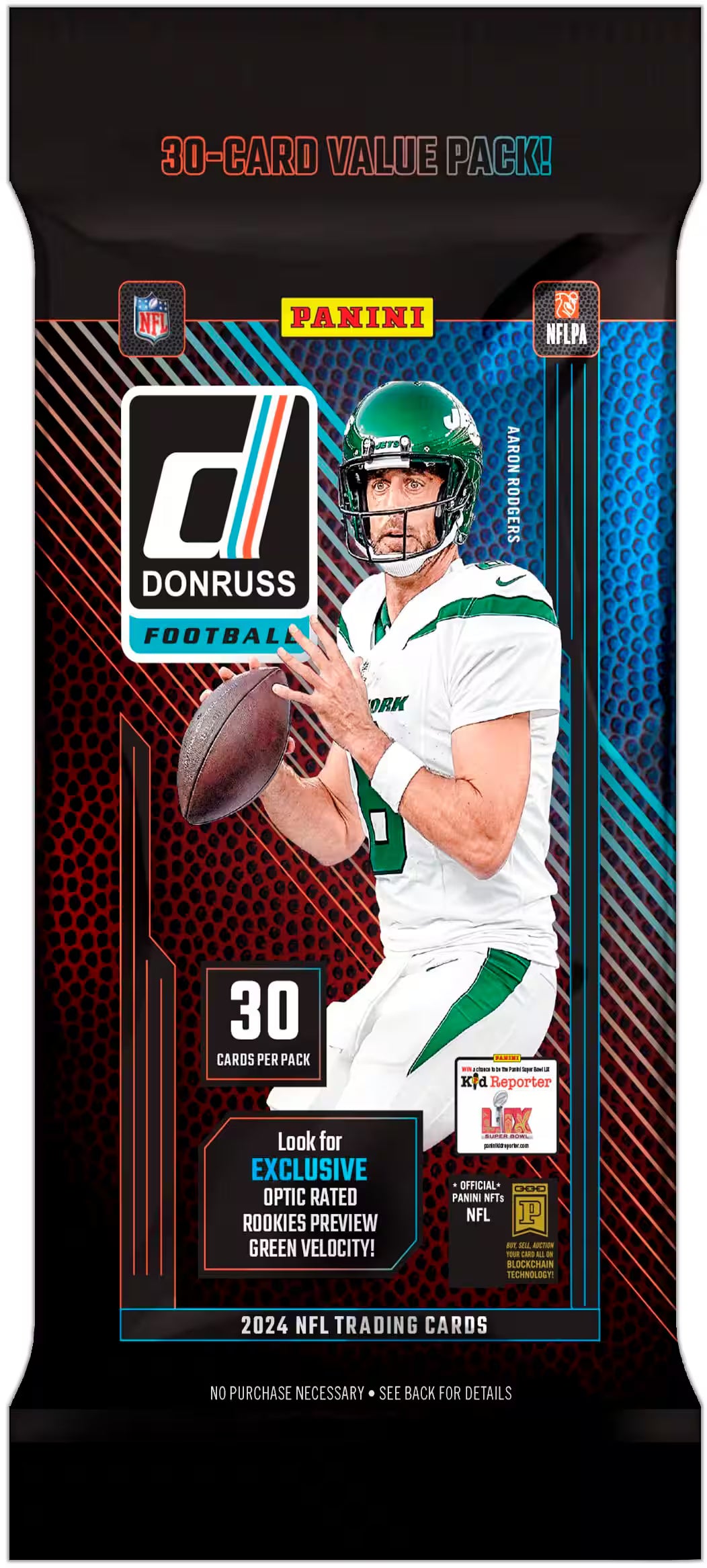 2024 NFL Panini Donruss Football Fat Pack (30 Cards)
