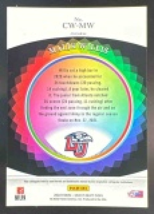 2022 Panini Select Draft Picks Malik Willis Color Wheel #CW-MW RC