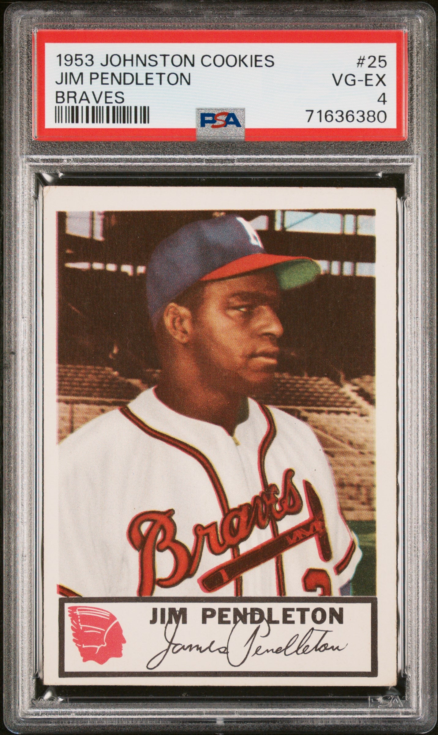 1953 Johnston Cookies Milwaukee Braves Complete PSA Graded Set