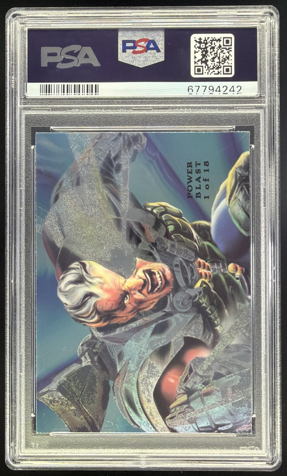 1994 Marvel Universe Cable Flair Power Blast PSA 9 SC7