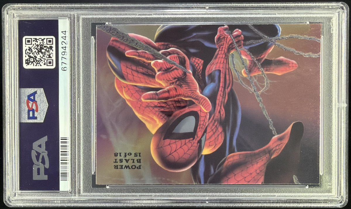 1994 Fleer Flair Marvel Annual Spider-Man Universe PowerBlast #15 PSA 9 SC7