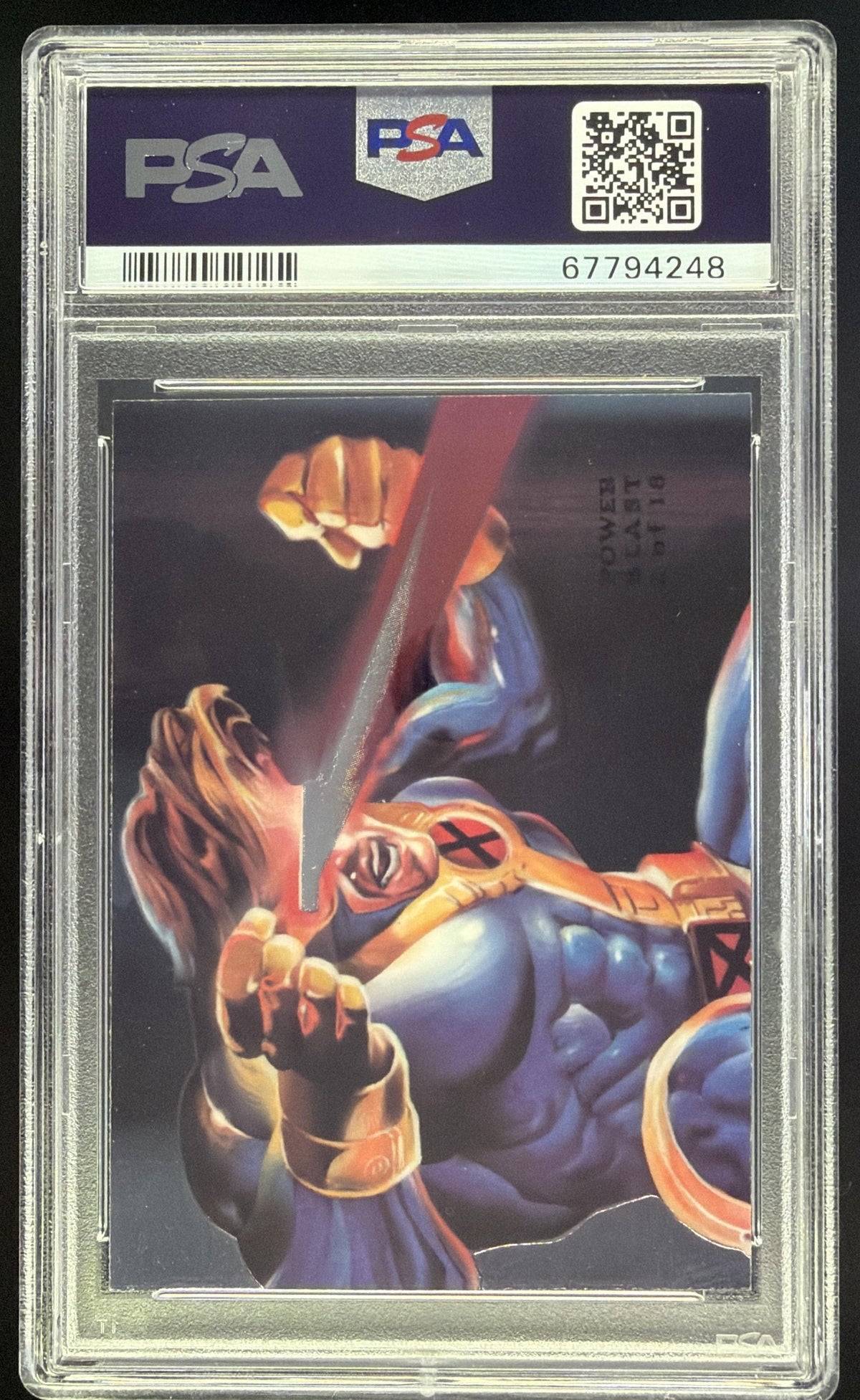 1994 Fleer Flair Marvel Annual Cyclops Universe PowerBlast #2 PSA 9 SC7