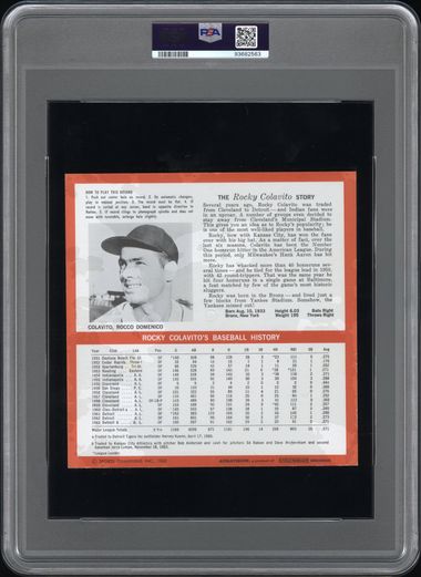 1964 AURAVISION RECORDS ROCKY COLAVITO RECORDS PSA 4