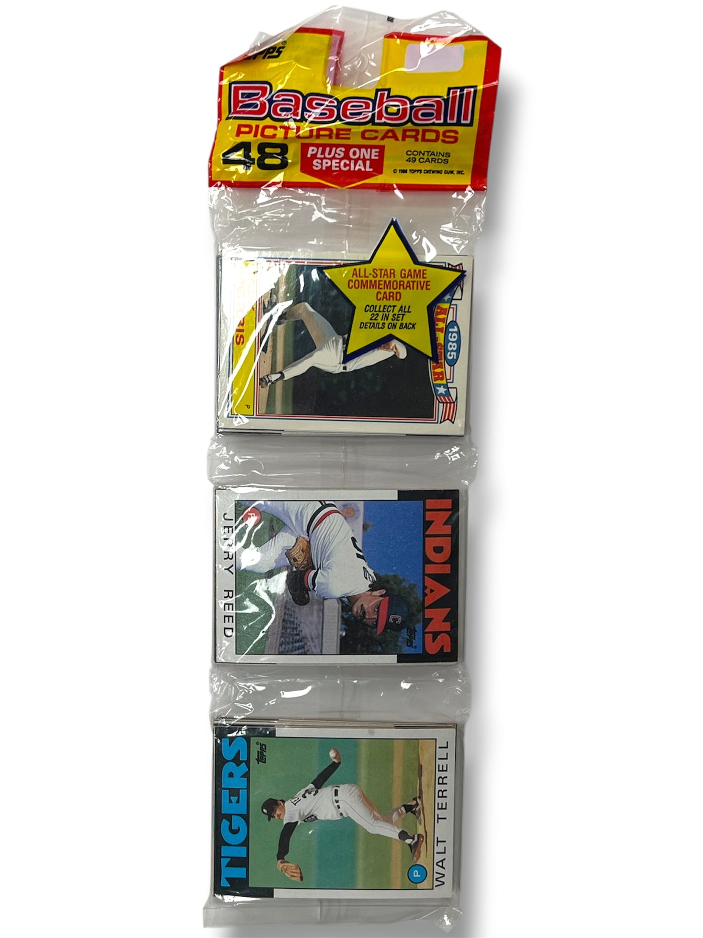 1986 Topps Baseball Factory Sealed Rak Pack