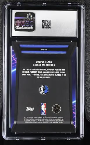 2025-26 Topps Chrome Loading... Cooper Flagg CGC 9