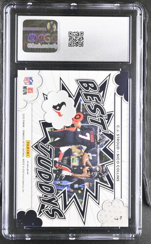 2025 Donruss Optic Best Tuddys #7 Stroud/Collins Black Pandora CGC 10 SC2