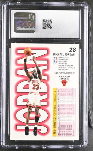 1993-94 FLEER #28 MICHAEL JORDAN CGC 9 SC5