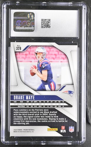 2024 PANINI PRIZM #329 DRAKE MAYE CGC 9.5 SC2