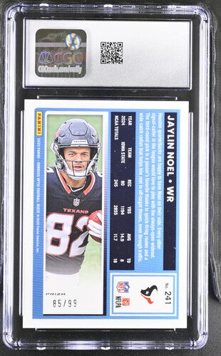 2025 Donruss Optic #241 Jaylin Noel Pink Velocity CGC 9 SC2