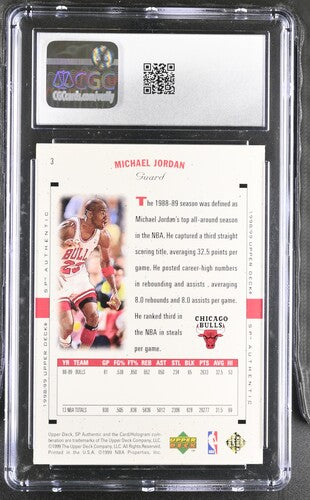 1998-99 SP Authentic #3 Michael Jordan CGC 8.5 SC5
