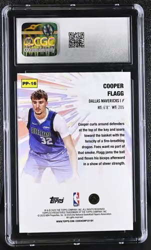 2025-26 Topps Power Players Cooper Flagg CGC 10