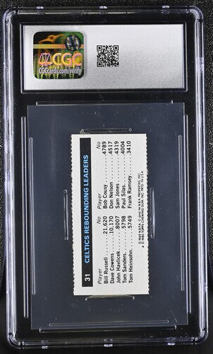 1980-81 Topps Singles #31 Larry Bird Rebounding Leader CGC 8 SC5