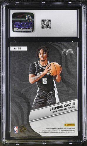 2024-25 Panini Revolution New Wave #18 Stephon Castle CGC 10 SC5