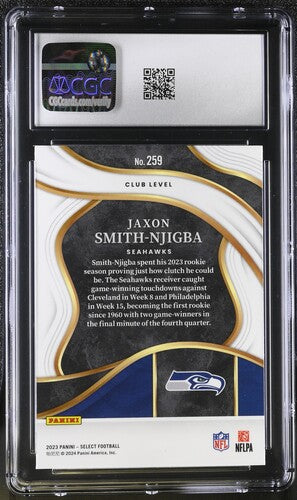 2023 Panini Select #259 Jaxson Smith-Njigba CGC 10 SC2