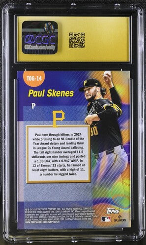 2026 Topps Titans of The Game Paul Skenes CGC 10 Pristine SC4