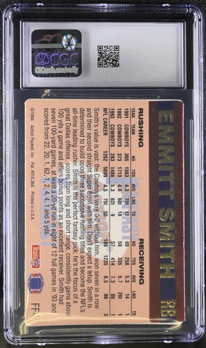 1994 Action Packed Fantasy Forecast #FF4 Emmitt Smith CGC 9 SC2