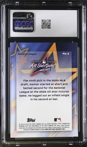 2025 Bowman's Best All-Star Futures Game Konnor Griffin CGC 10 SC4