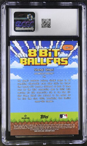 2026 Topps 8-Bit Ballers #8B-7 Shohei Ohtani Celebration Mega Box CGC 10 SC4