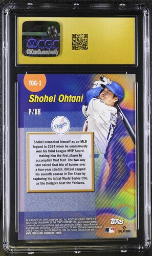 2026 Topps Titans of the Game #TOG-1 Shohei Ohtani CGC Pristine 10