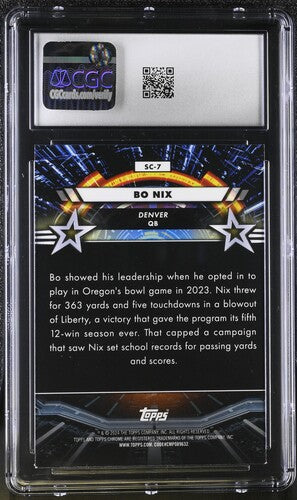 2024 TOPPS COSMIC CHROME STAR COMMAND CGC 9.5 SC2