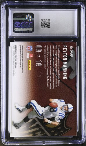 2020 PANINI PRESTIGE GRIDIRON HERITAGE RELICS #GH-PM PEYTON MANNING CGC 9 SC3