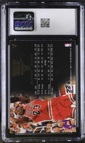 1995-96 Flair #15 Michael Jordan CGC 9 SC5
