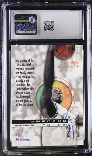1995-96 SkyBox E-XL #49 Kevin Duant CGC 9 SC5