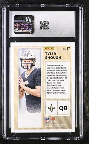 2025 Donruss The Rookies #17 Tyler Shough CGC 9