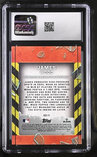 2025 Stadium Club In Case of Emergency #ICE-11 James Wood CGC 9
