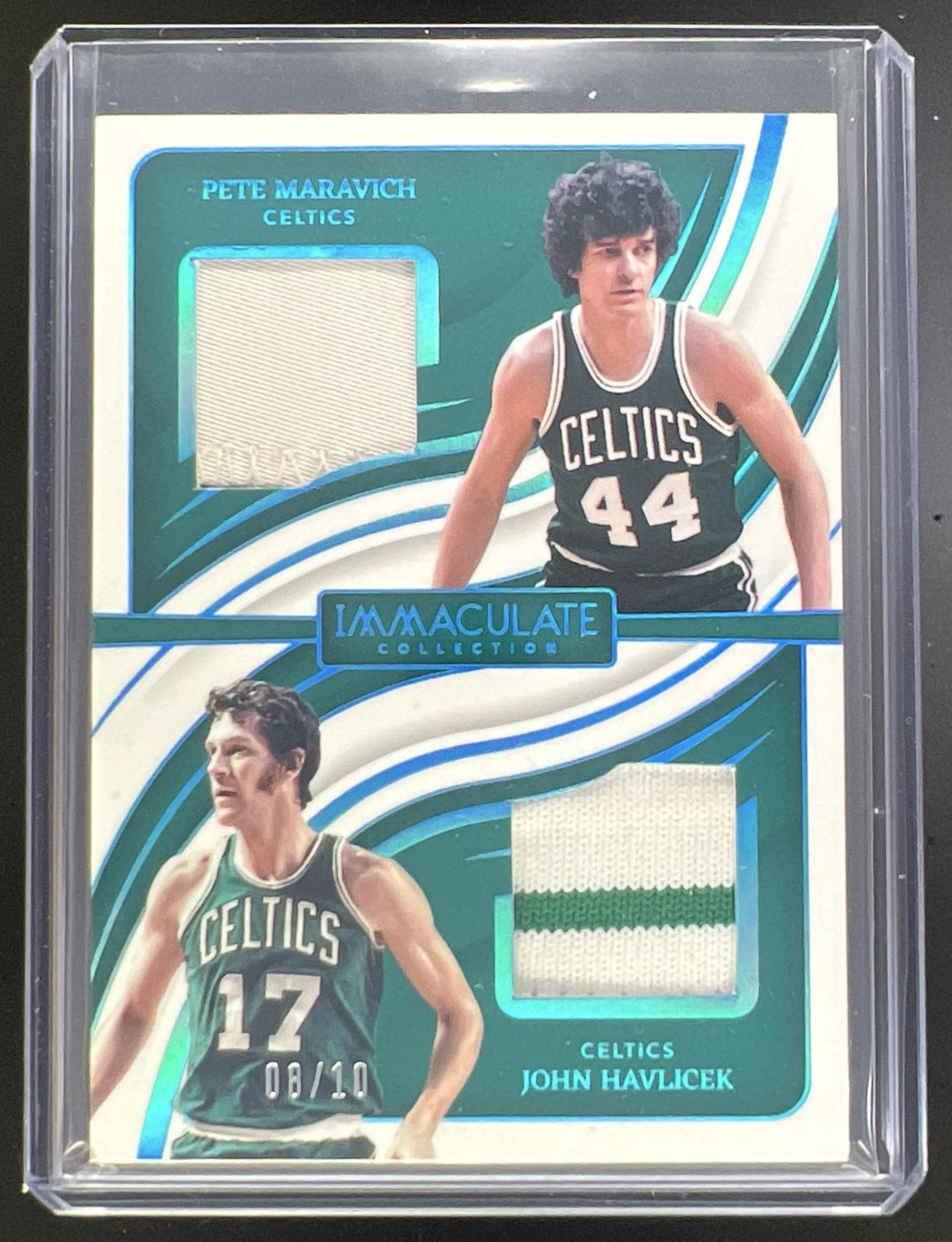 2023 Panini Immaculate Pete Maravich John Havlicek Dual Memorabilia /10 #IDM-PMH