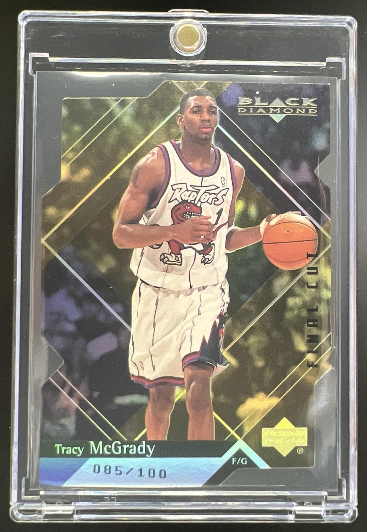 1999 Upper Deck Black Diamond Tracy McGrady Final Cut /100 #80 Raptors