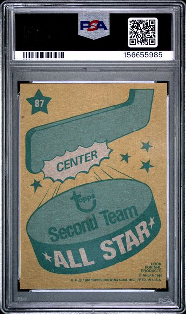 1980-81 Topps Wayne Gretzky #87 All-Star Edmonton Oilers PSA 7