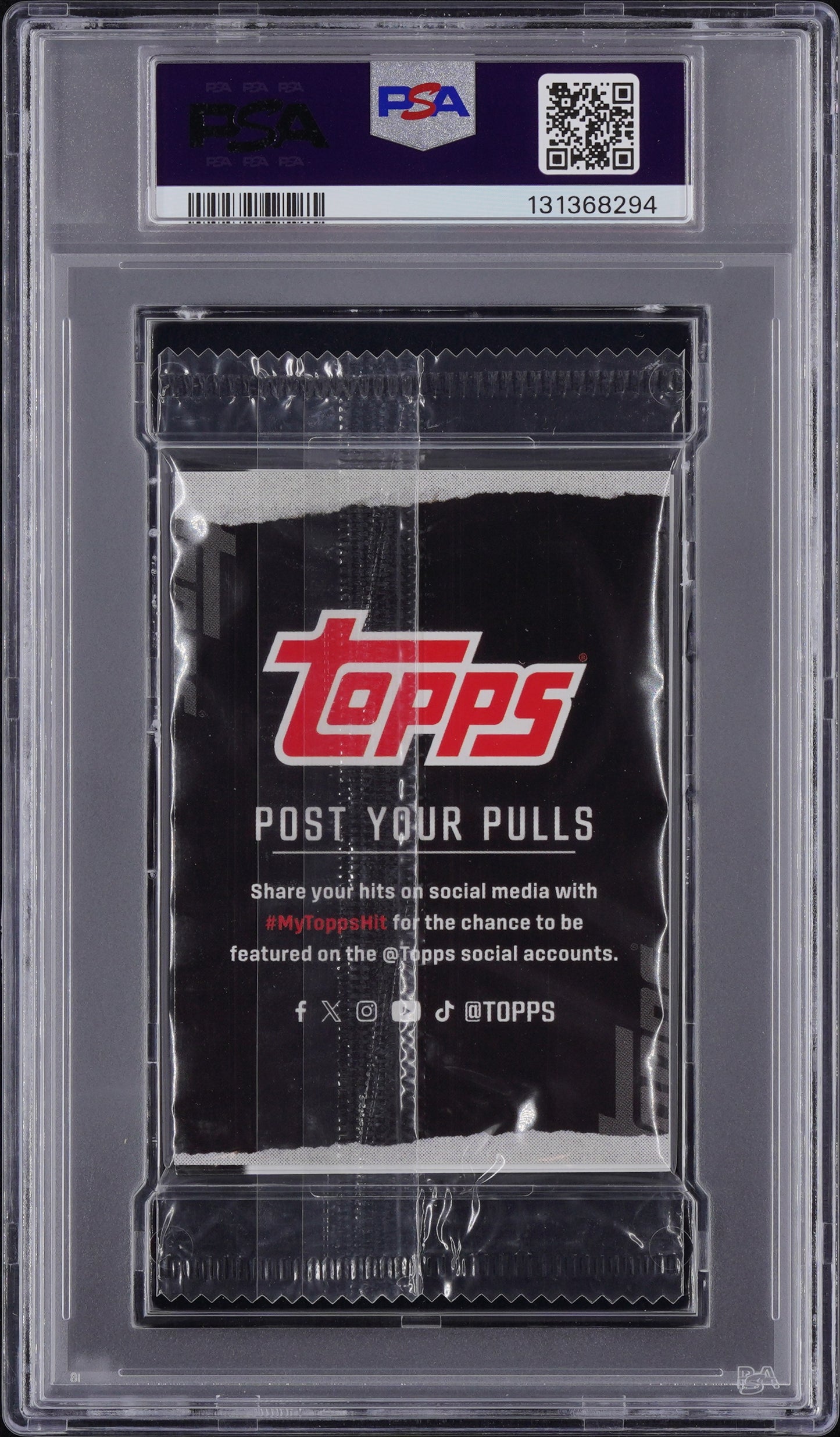 2024 Topps Trading Card Day Garbage Pail Kids Graded Cello Pack - Zapped Zach Top PSA 9