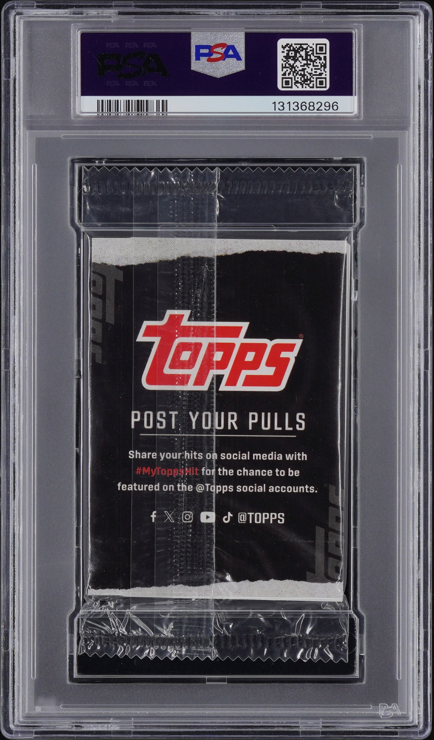 2024 Topps Trading Card Day Garbage Pail Kids Graded Cello Pack - Bikin' Mike Top PSA 7