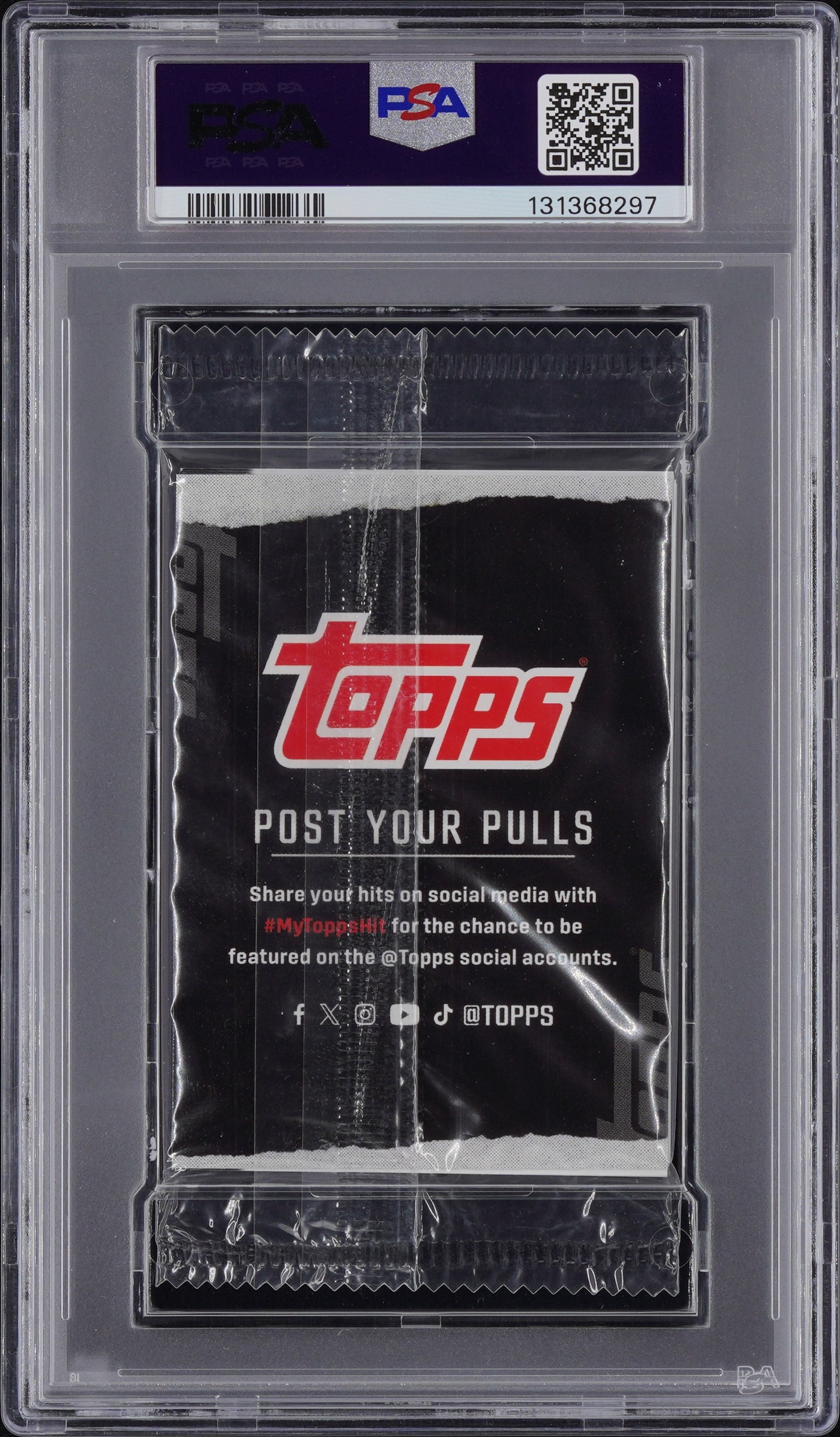 2024 Topps Trading Card Day Garbage Pail Kids Graded Cello Pack - Bikin' Mike Top PSA 8