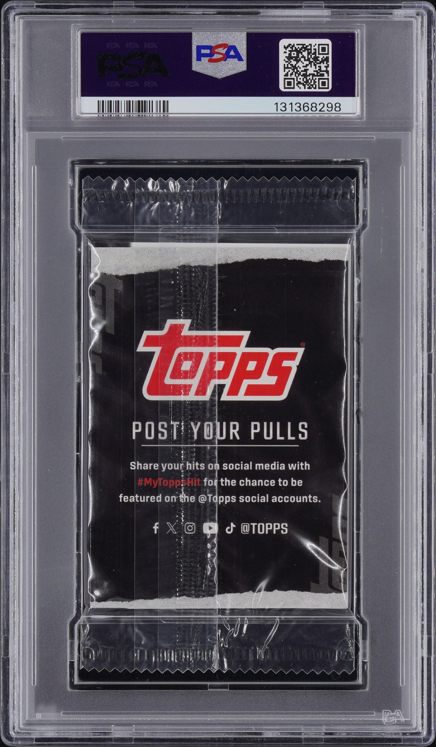 2024 Topps Trading Card Day Garbage Pail Kids Graded Cello Pack - Bikin' Mike Top PSA 9