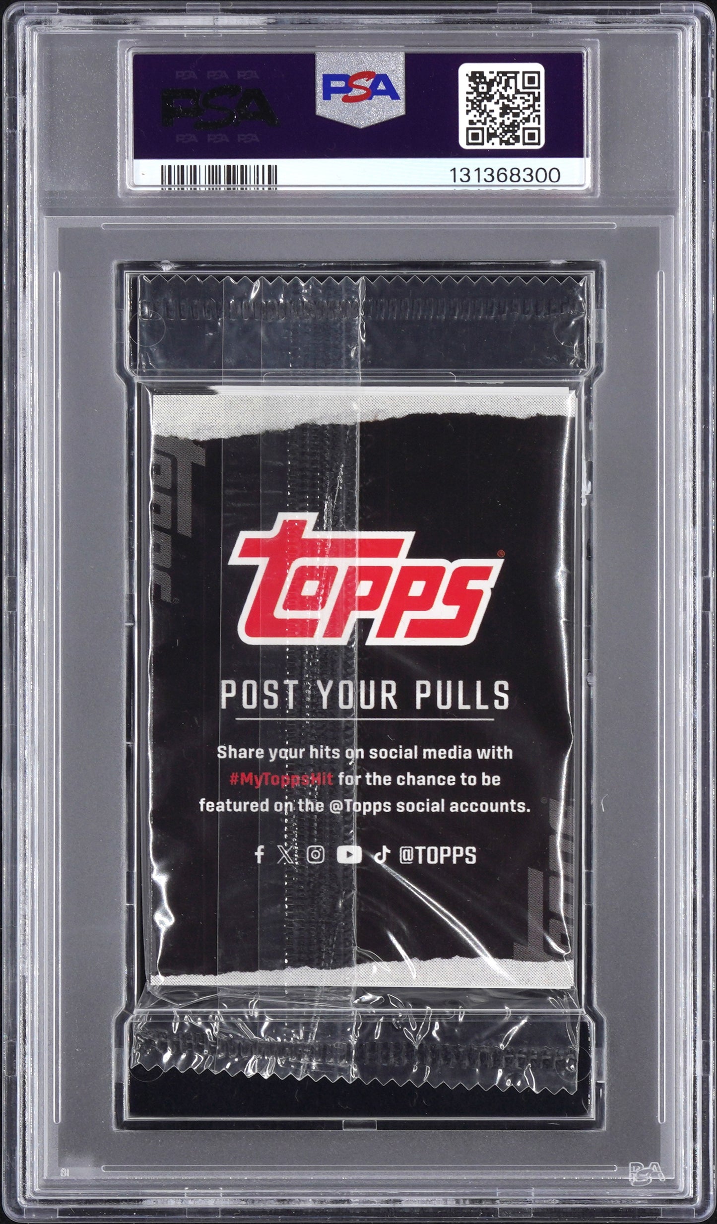 2024 Topps Trading Card Day Garbage Pail Kids Graded Cello Pack - Halo Hal Top PSA 6