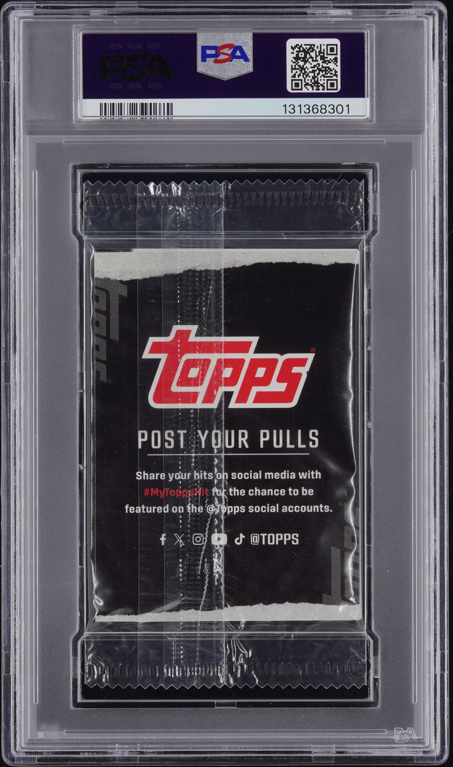 2024 Topps Trading Card Day Garbage Pail Kids Graded Cello Pack - Halo Hal Top PSA 8