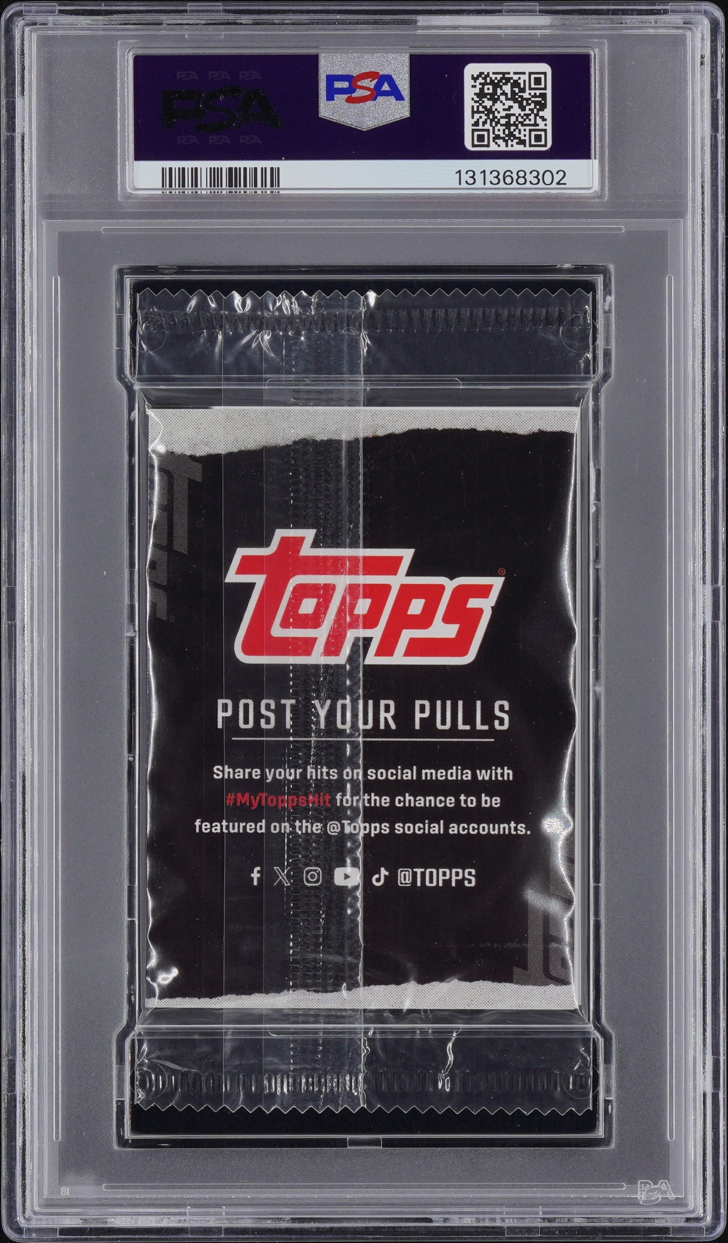 2024 Topps Trading Card Day Garbage Pail Kids Graded Cello Pack - Halo Hal PSA 9