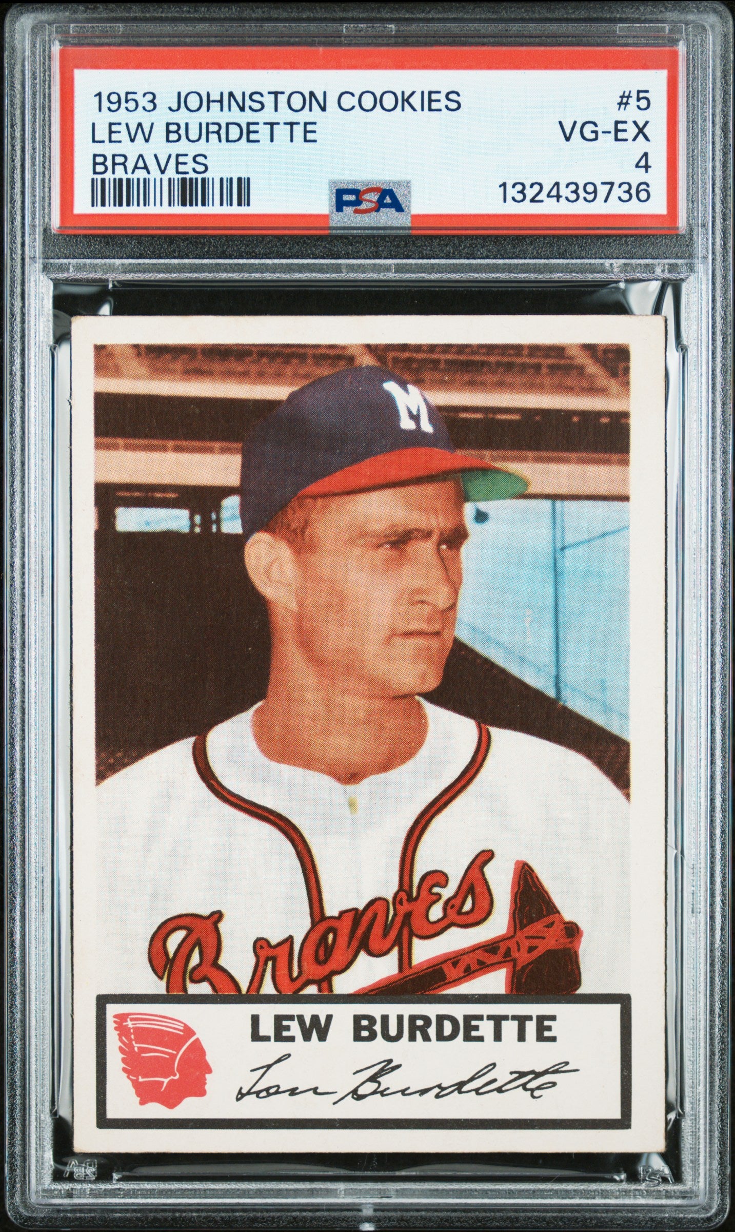 1953 Johnston Cookies Milwaukee Braves Complete PSA Graded Set