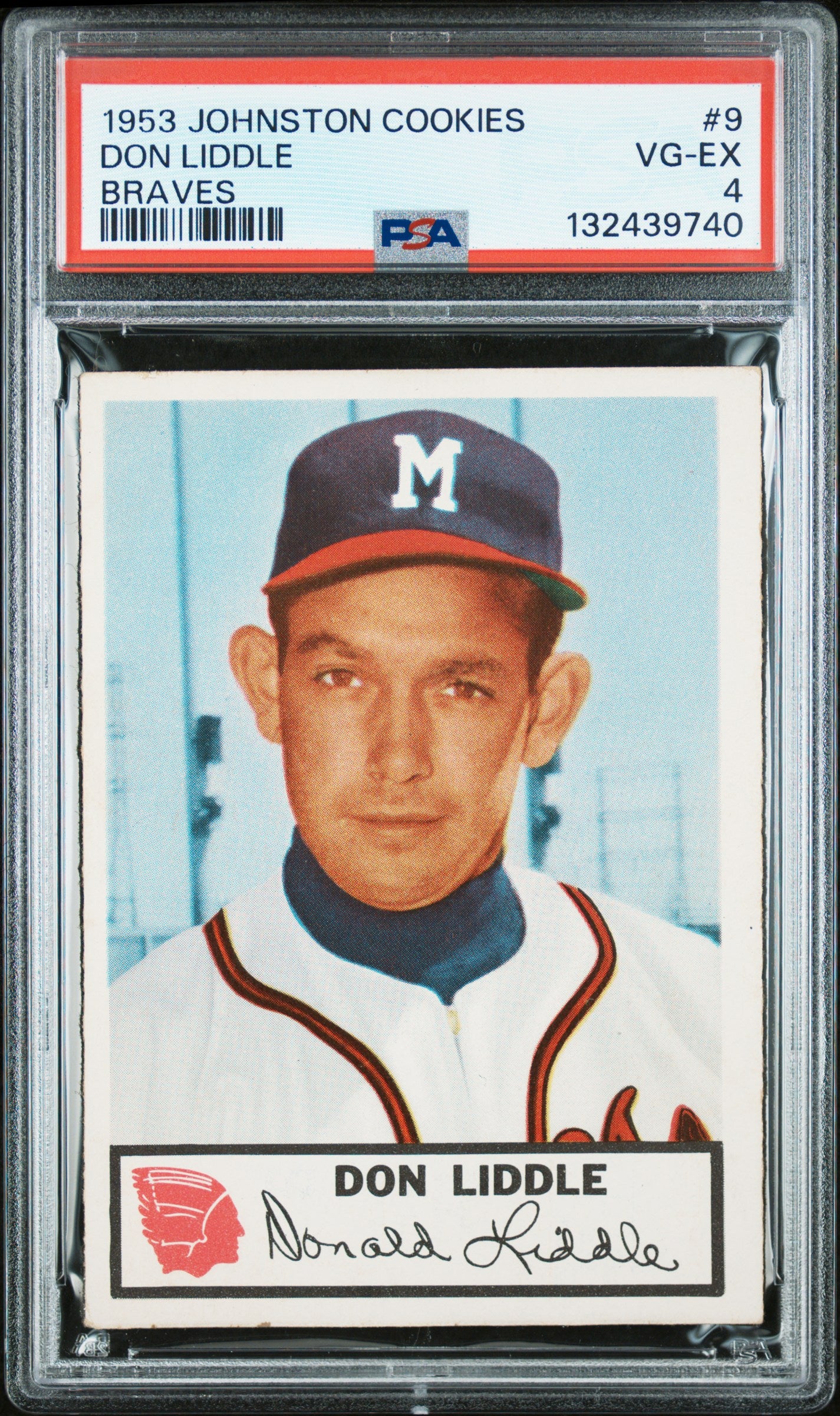 1953 Johnston Cookies Milwaukee Braves Complete PSA Graded Set