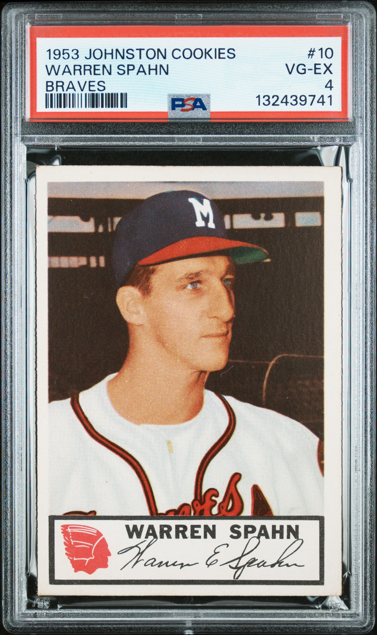 1953 Johnston Cookies Milwaukee Braves Complete PSA Graded Set