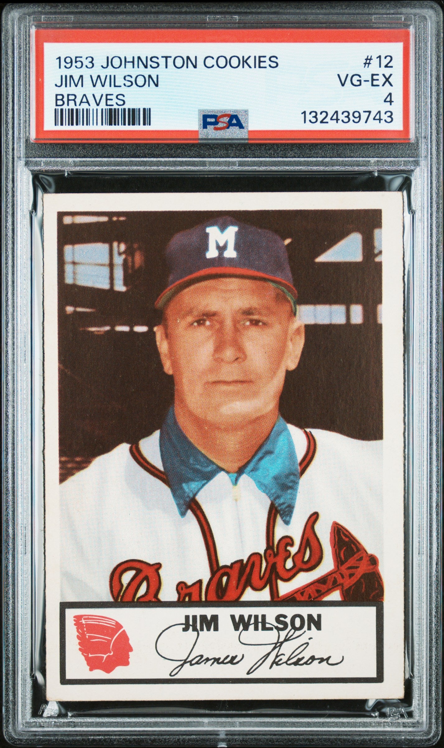 1953 Johnston Cookies Milwaukee Braves Complete PSA Graded Set