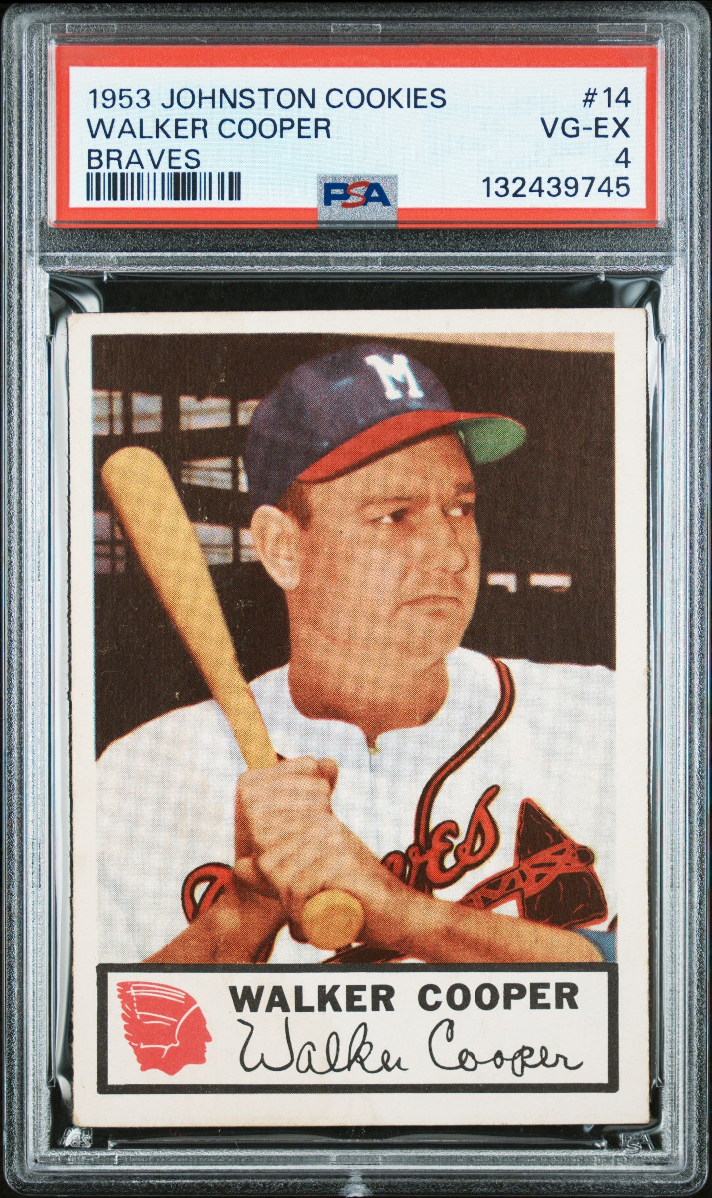 1953 Johnston Cookies Milwaukee Braves Complete PSA Graded Set