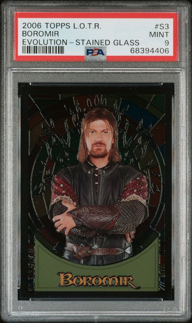 2006 TOPPS LOTR BOROMIR EVOLUTION - STAINED GLASS 9