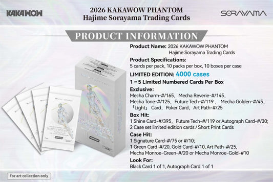 2026 Kakawow Phantom Hajime Sorayama Trading Cards