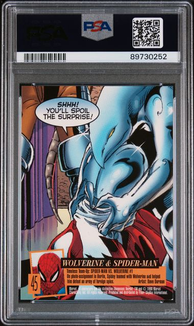 1996 Ultra X-Men Wolverine/Spider-Man Wolverine 10