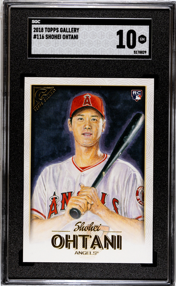 2018 Topps Gallery Shohei Ohtani RC #116 SGC 10